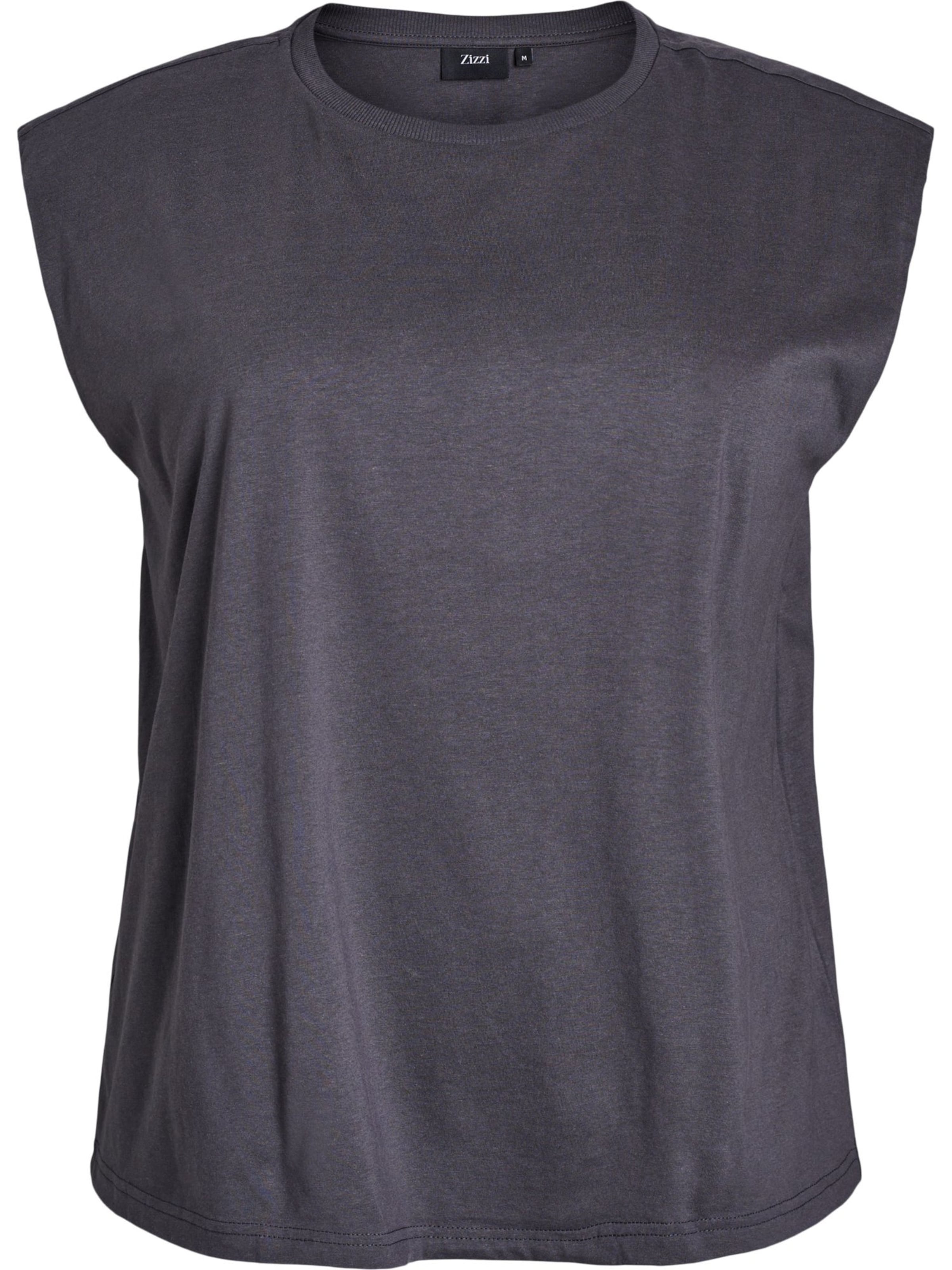Zizzi Top 'LAURA' | siva barva: sprednja stran