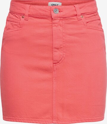 ONLY - Falda 'NAVA MILLY' en naranja: frente