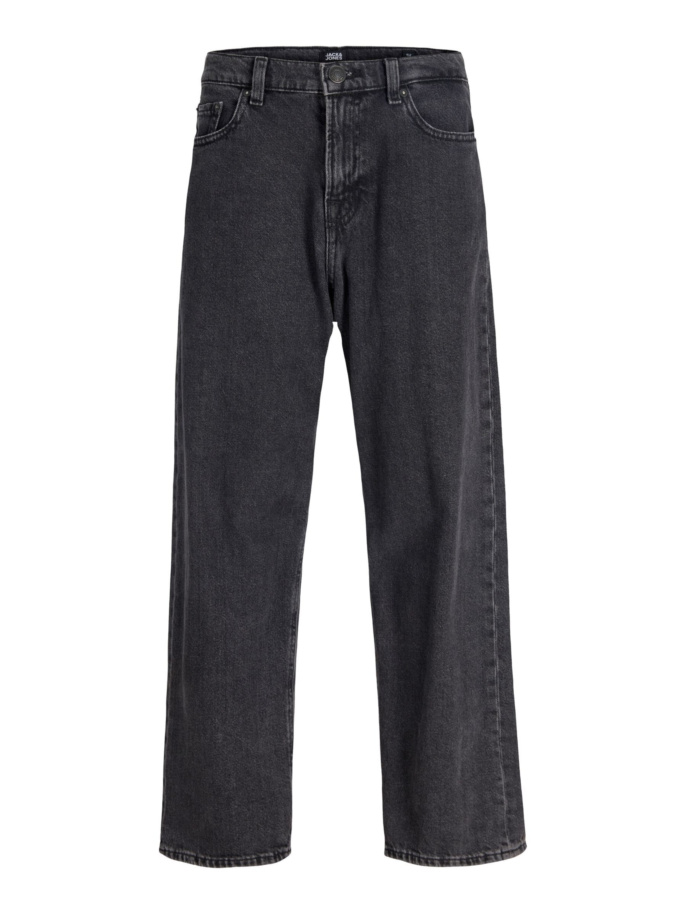Jack & Jones Junior Regular Jeans 'JJIALEX JJCLASSIC SQ 137 JNR' in Schwarz: Vorderseite