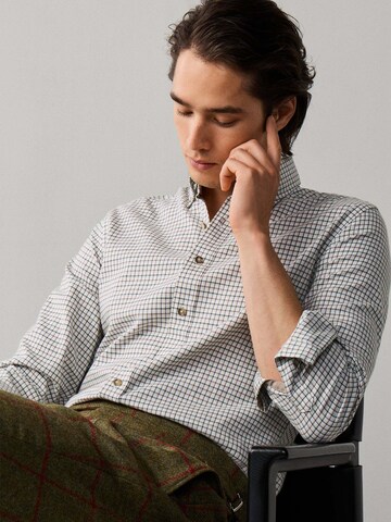 Hackett London Regular fit Button Up Shirt in Green