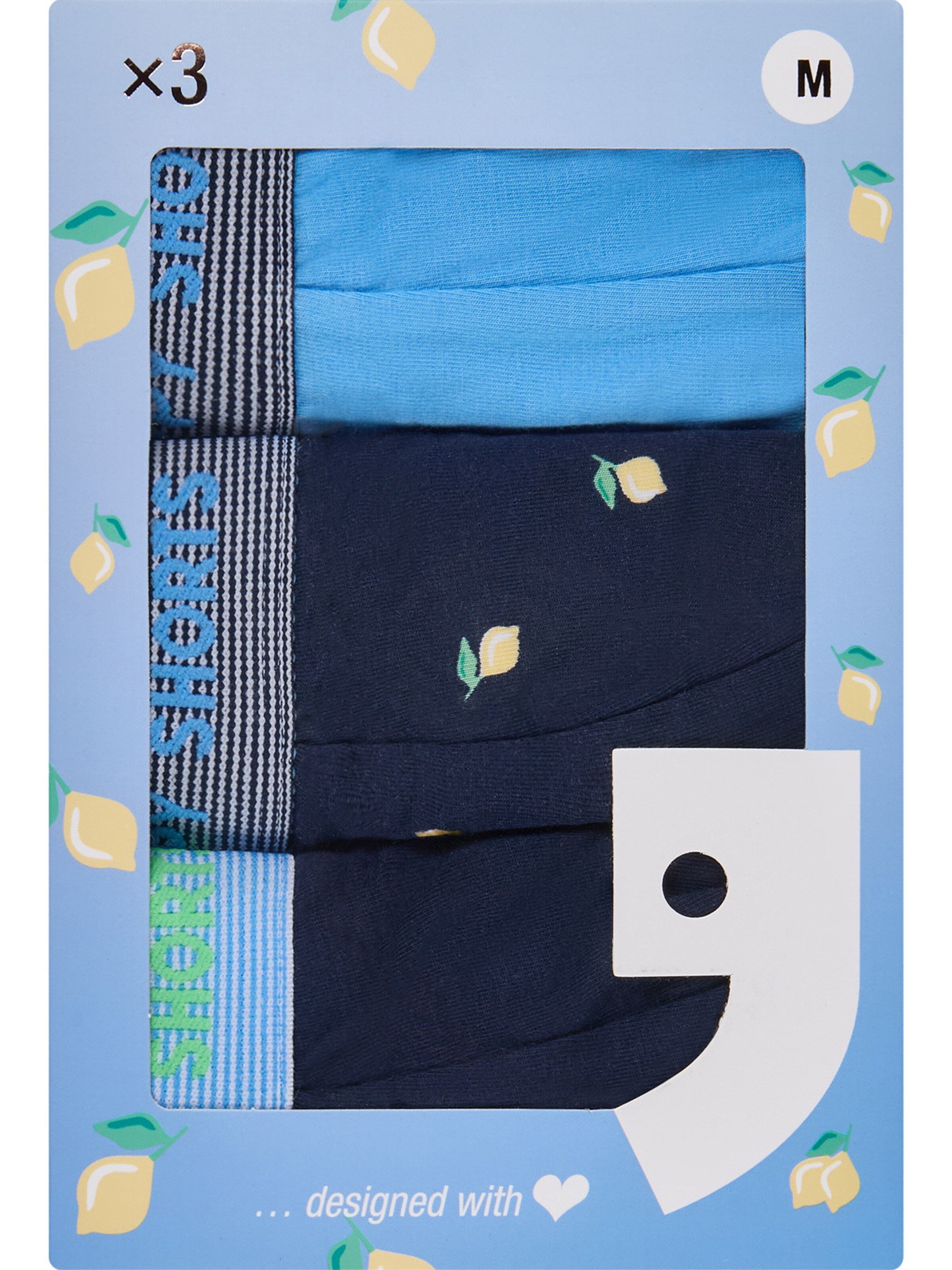 Happy Shorts Boxer shorts ' Jersey ' in Blue