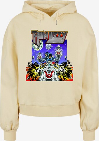 Merchcode Sweatshirt 'Thin Lizzy - Vagabonds Of The Western World' in Gelb: predná strana