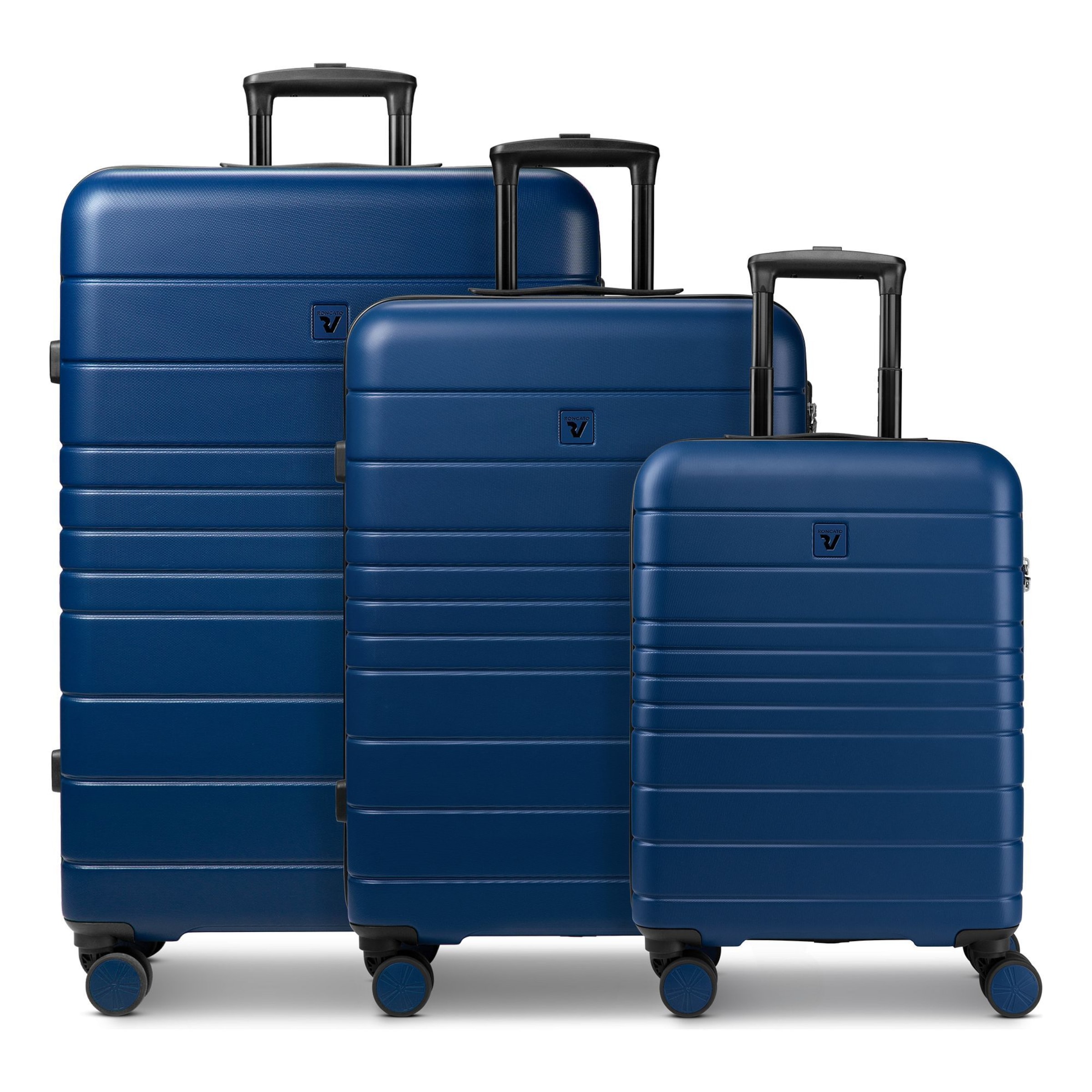 Roncato Suitcase Set 'Baseliner' in Blue: front