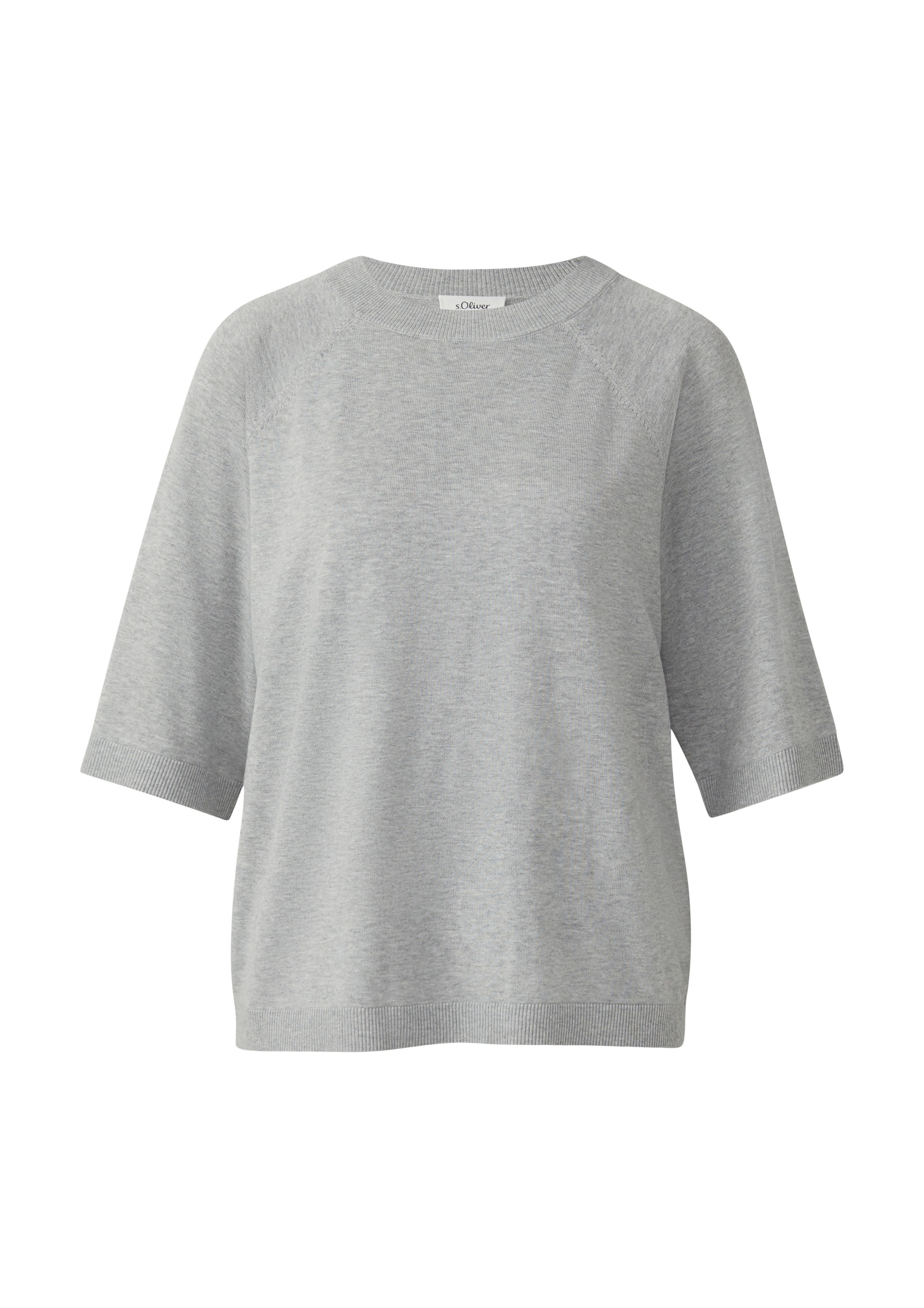 s.Oliver Πουλόβερ σε γκρι: μπροστά