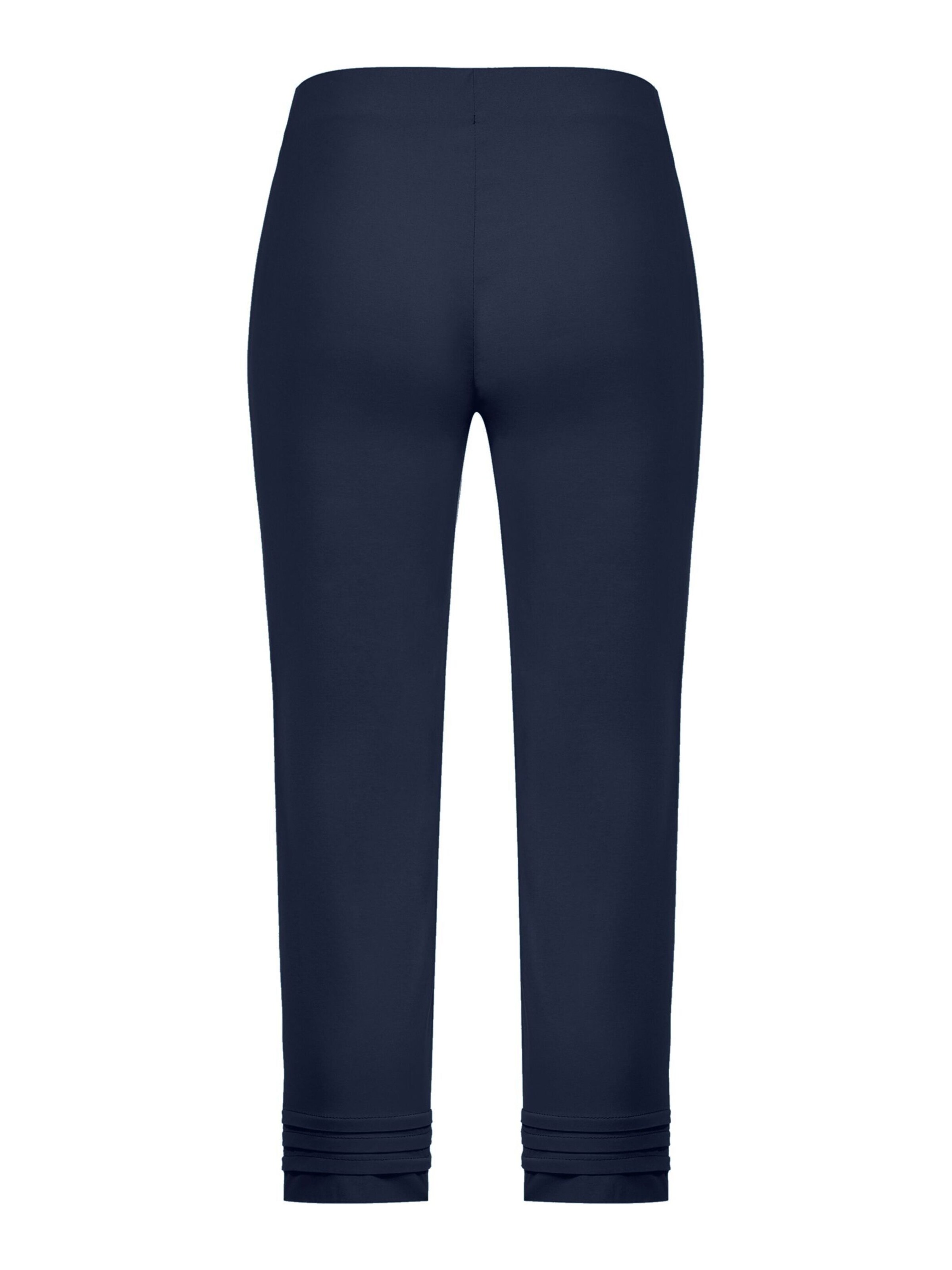 STEHMANN Regular Hose 'Ina' in Blau