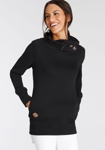 Ragwear Sweatshirt in Schwarz: Vorderseite