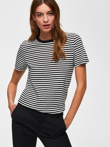 SELECTED FEMME T-Shirt in Schwarz