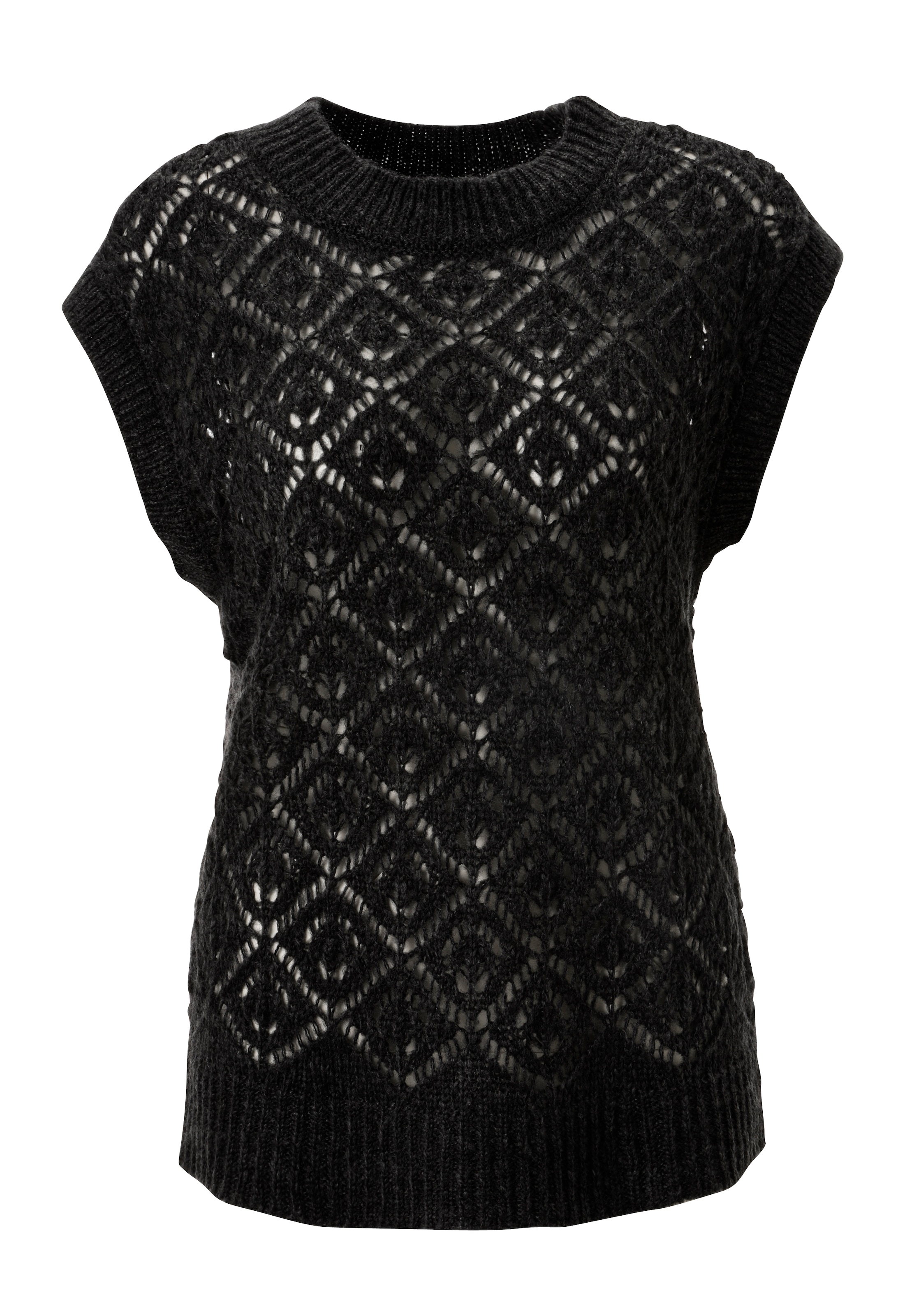 Aniston CASUAL Sweater in Black: front
