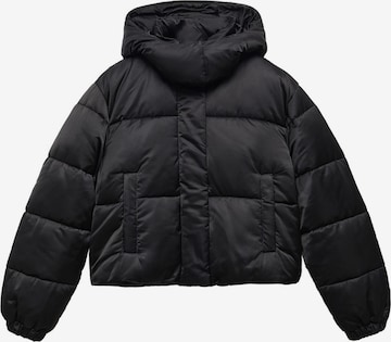 Veste mi-saison MANGO en noir : devant