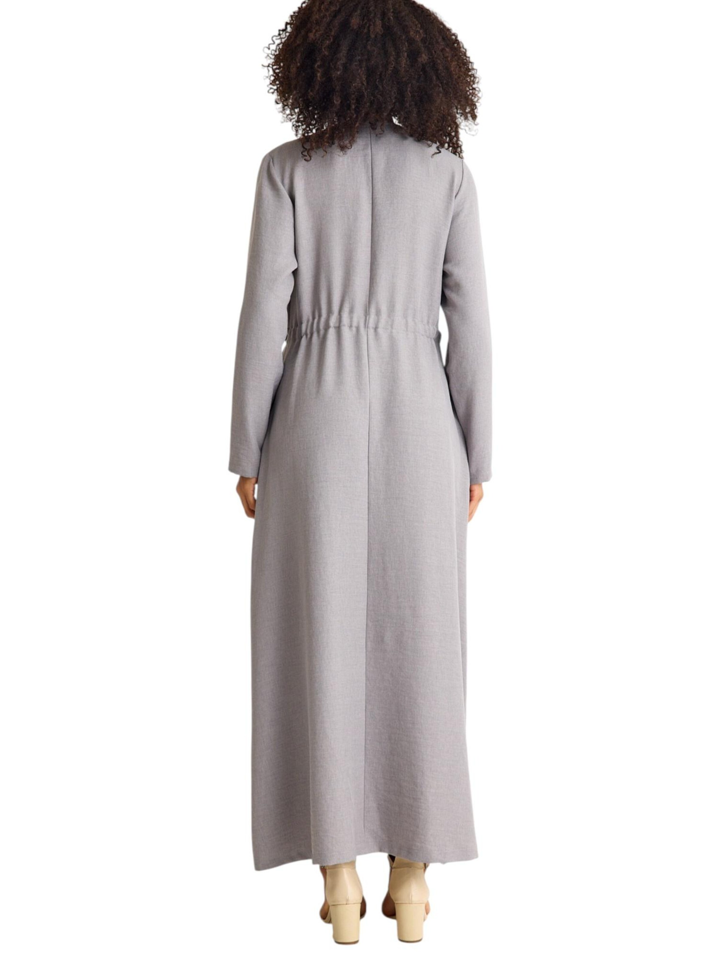 fashionshowcase Jurk 'Leila-Ferace' in Grijs