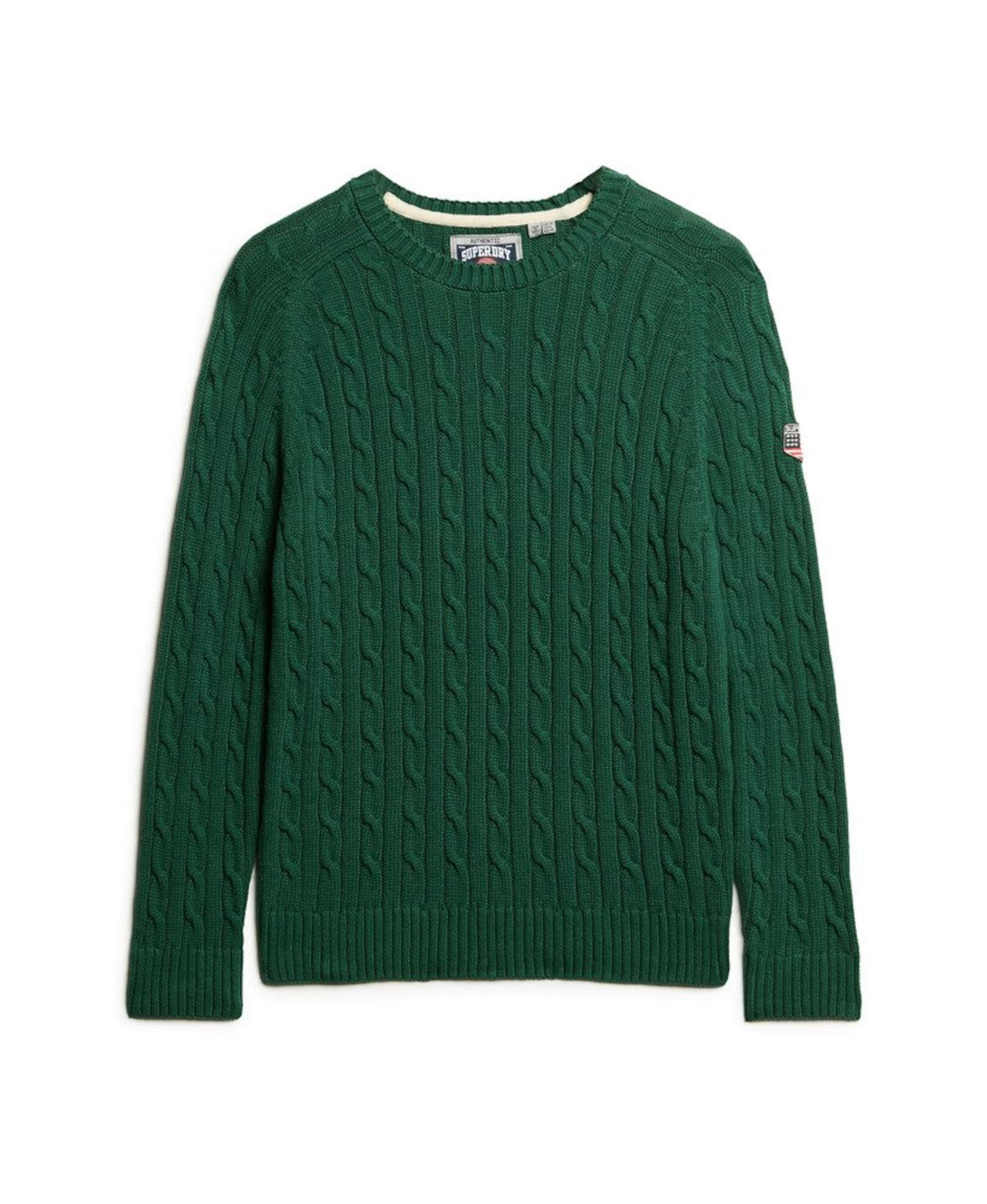 Superdry Trui in Groen: voorkant