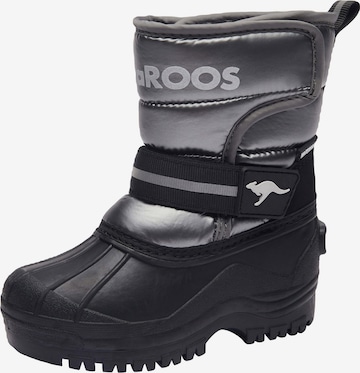 KangaROOS Μπότες για χιόνι 'Shell' σε μαύρο: μπροστά