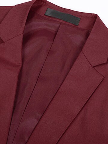 YOUTHUP Slim fit Suit 'Drittel' in Red