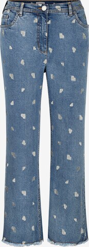 MIAMODA Slimfit Jeans in Blauw: voorkant