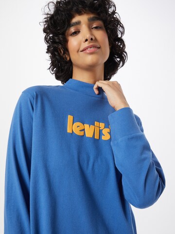 LEVI'S ® Рокля 'LS Graphic Tee Knit Dres' в синьо