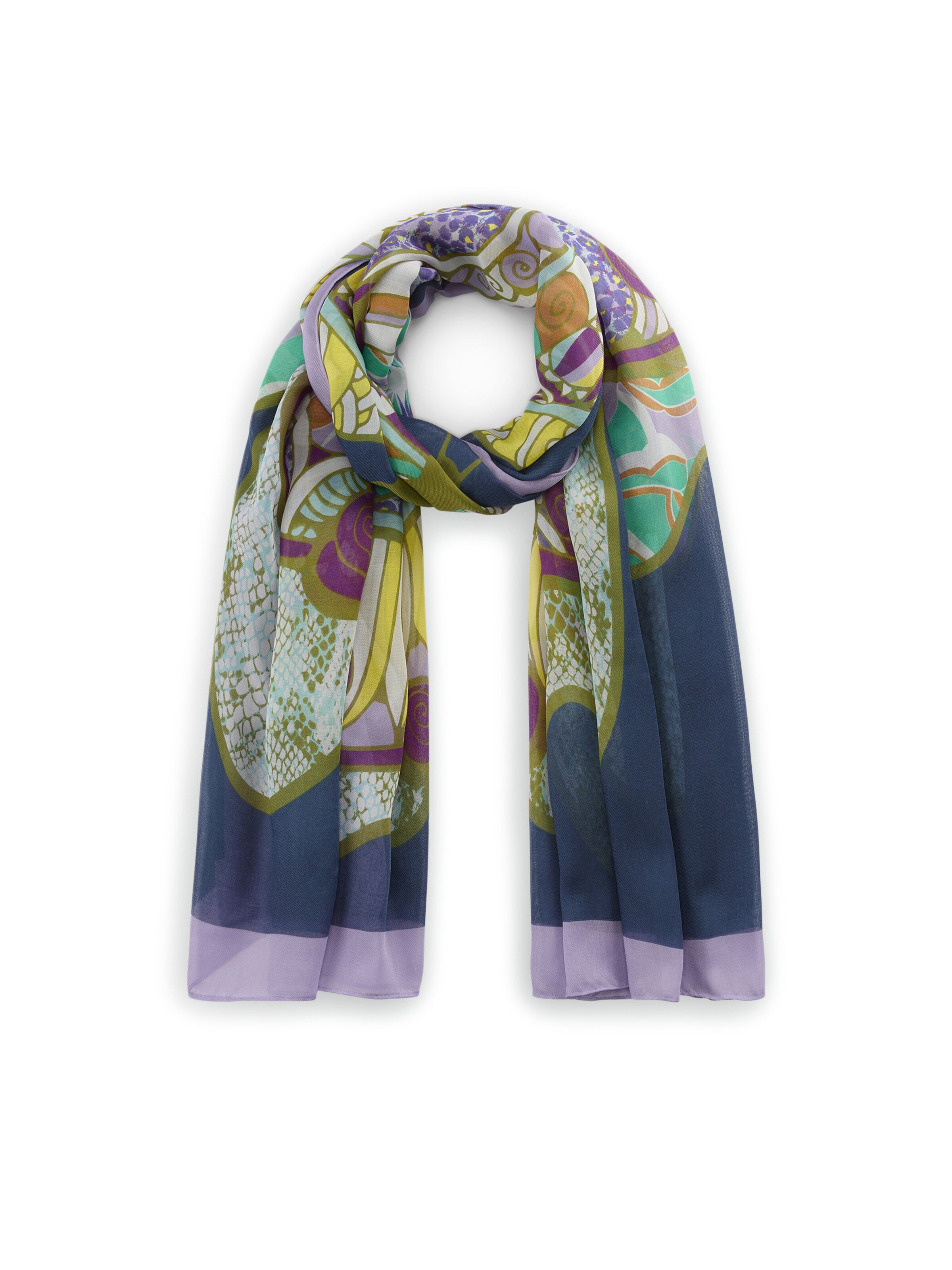 CODELLO Schal in Blau: Vorderseite