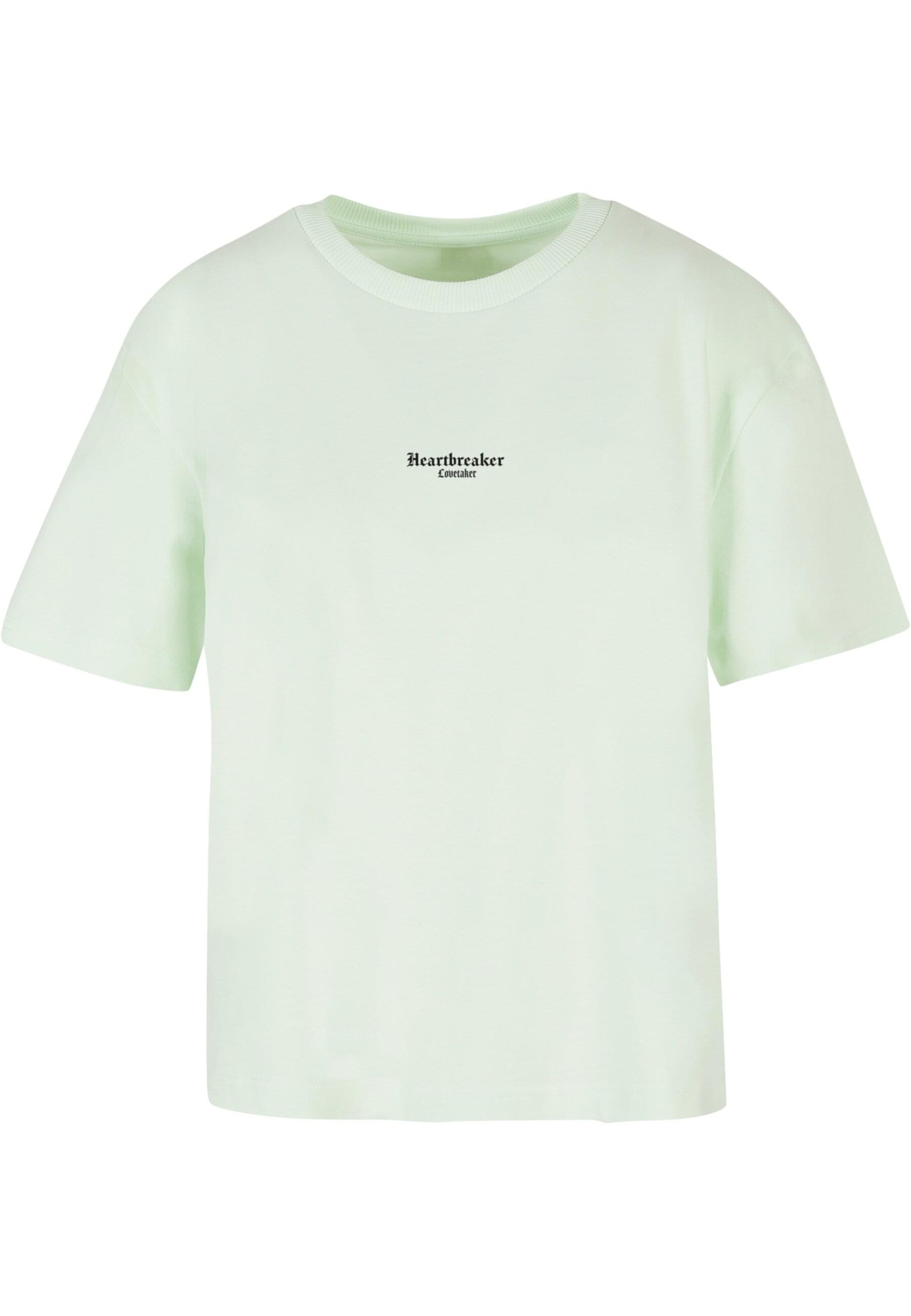 Miss Tee Tričko 'Heartbreaker Lovetaker' - Zelená: predná strana