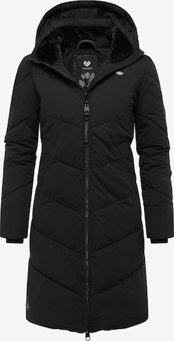 Ragwear Winter Coat 'Rebelka' in Black: front