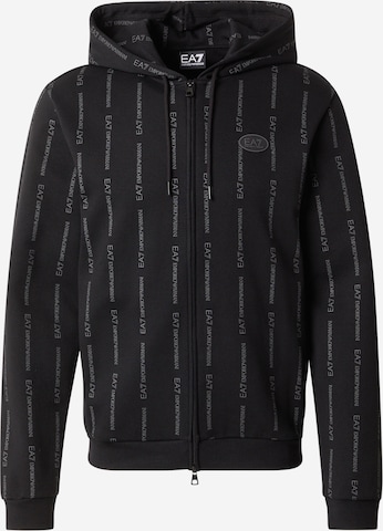 juoda EA7 Emporio Armani Džemperis: priekis