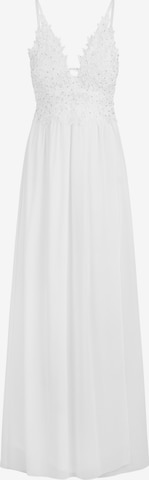 APART Evening Dress in White: front