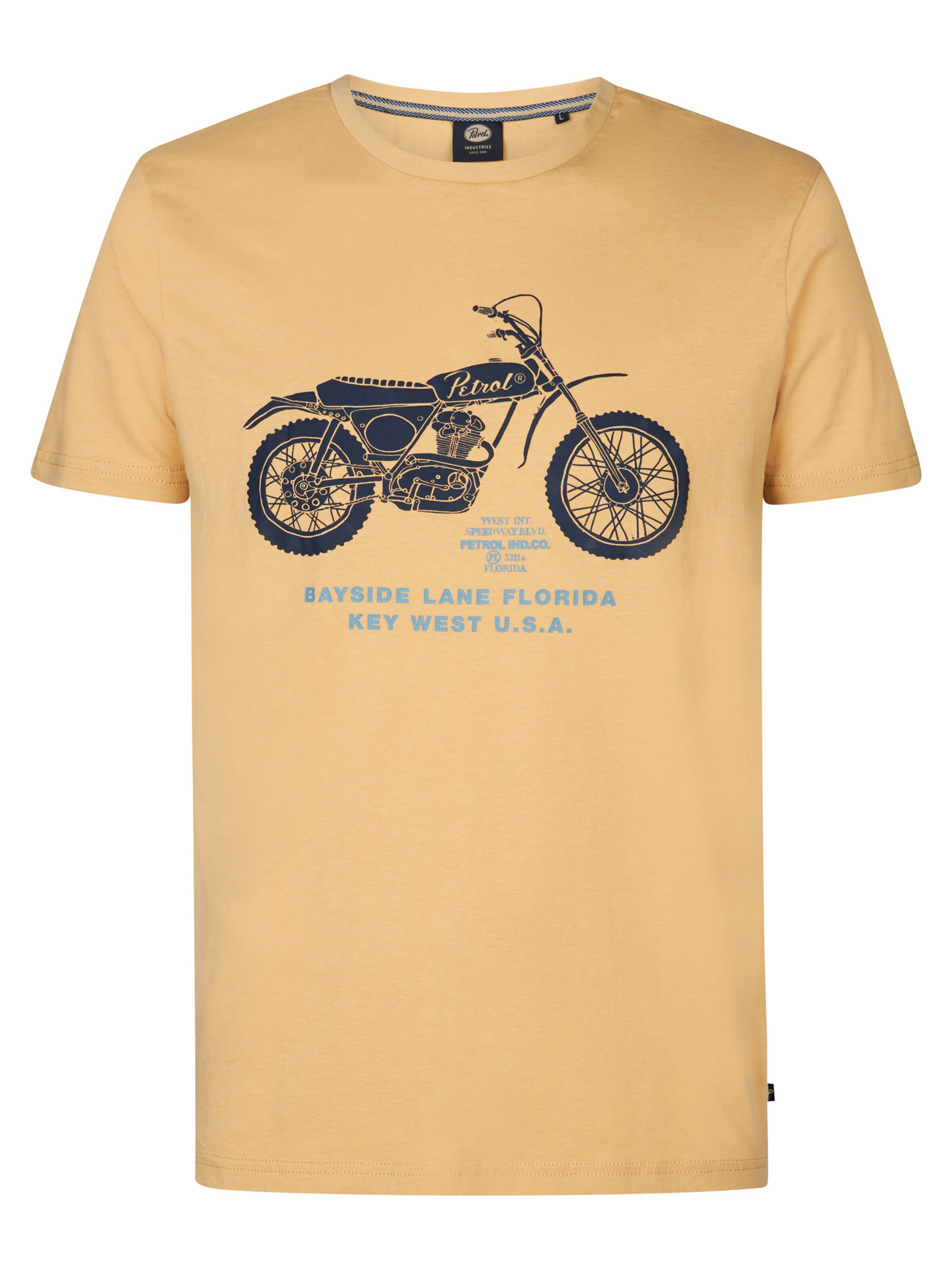 Maglietta 'Manta' di Petrol Industries in giallo: frontale