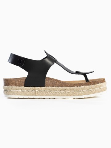 Flip-flops 'Celiane' de la Bayton pe negru