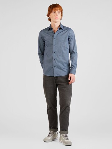 Matinique Regular fit Button Up Shirt 'Trostol' in Blue