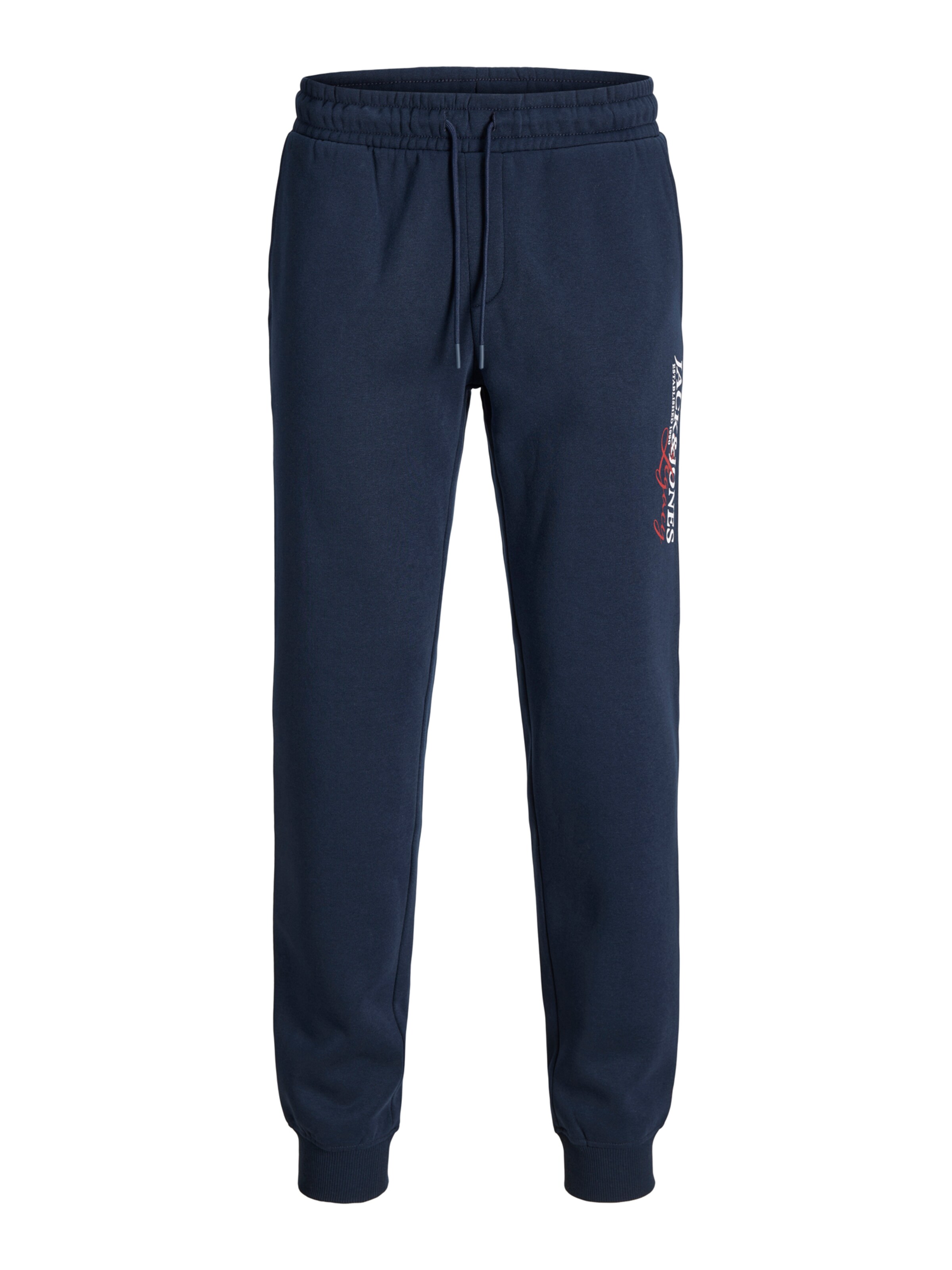 Jack & Jones Plus Ozke Hlače 'JPSTGORDON JADE' | modra barva: sprednja stran