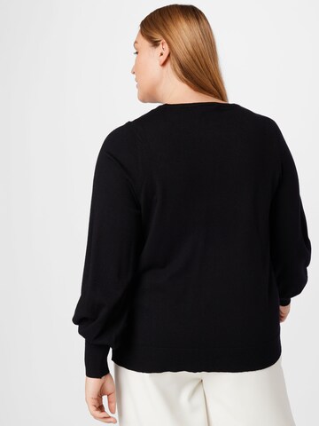 Zizzi Pullover 'ELLA' in Schwarz