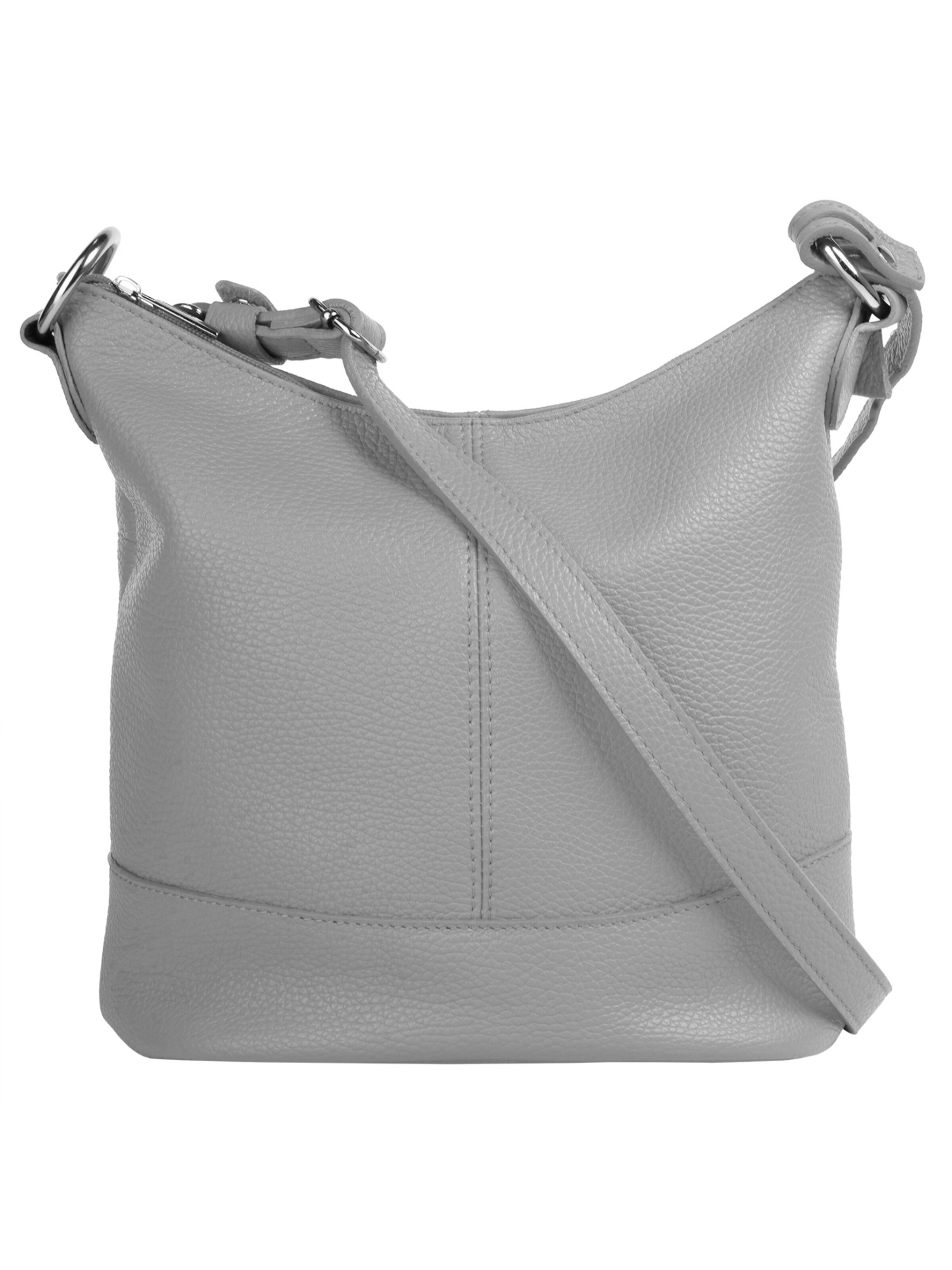Sac à bandoulière Cluty en gris : devant