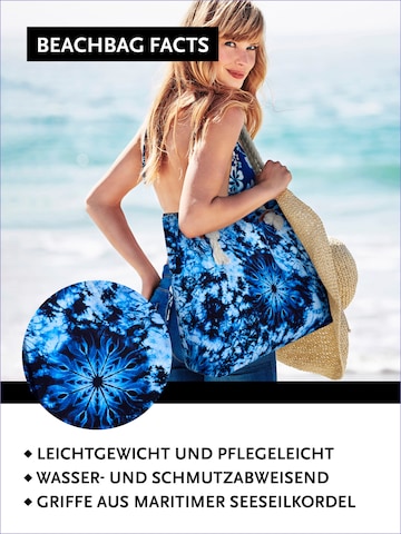 DonDon Beach Bag in Blue: front