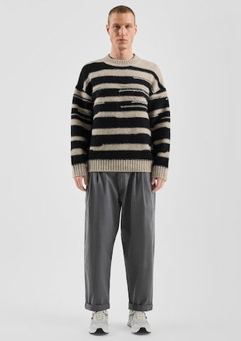 Loosefit Pantalon à pince QS en gris