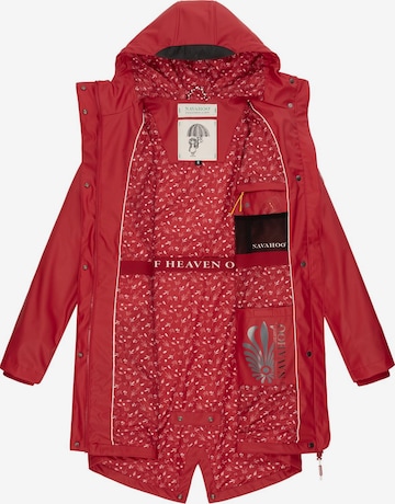 NAVAHOO Weatherproof jacket 'Tropical Storm' in Red