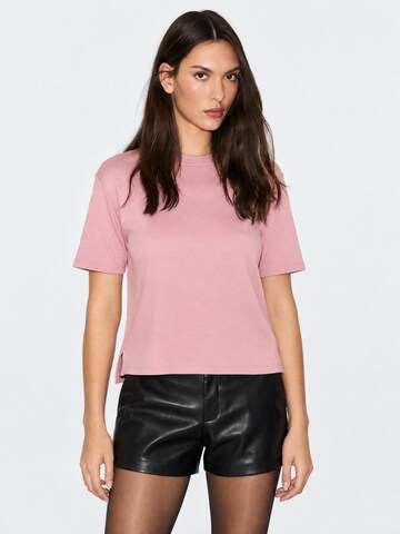 T-shirt 'T-Shirts' Ethiquet en rose