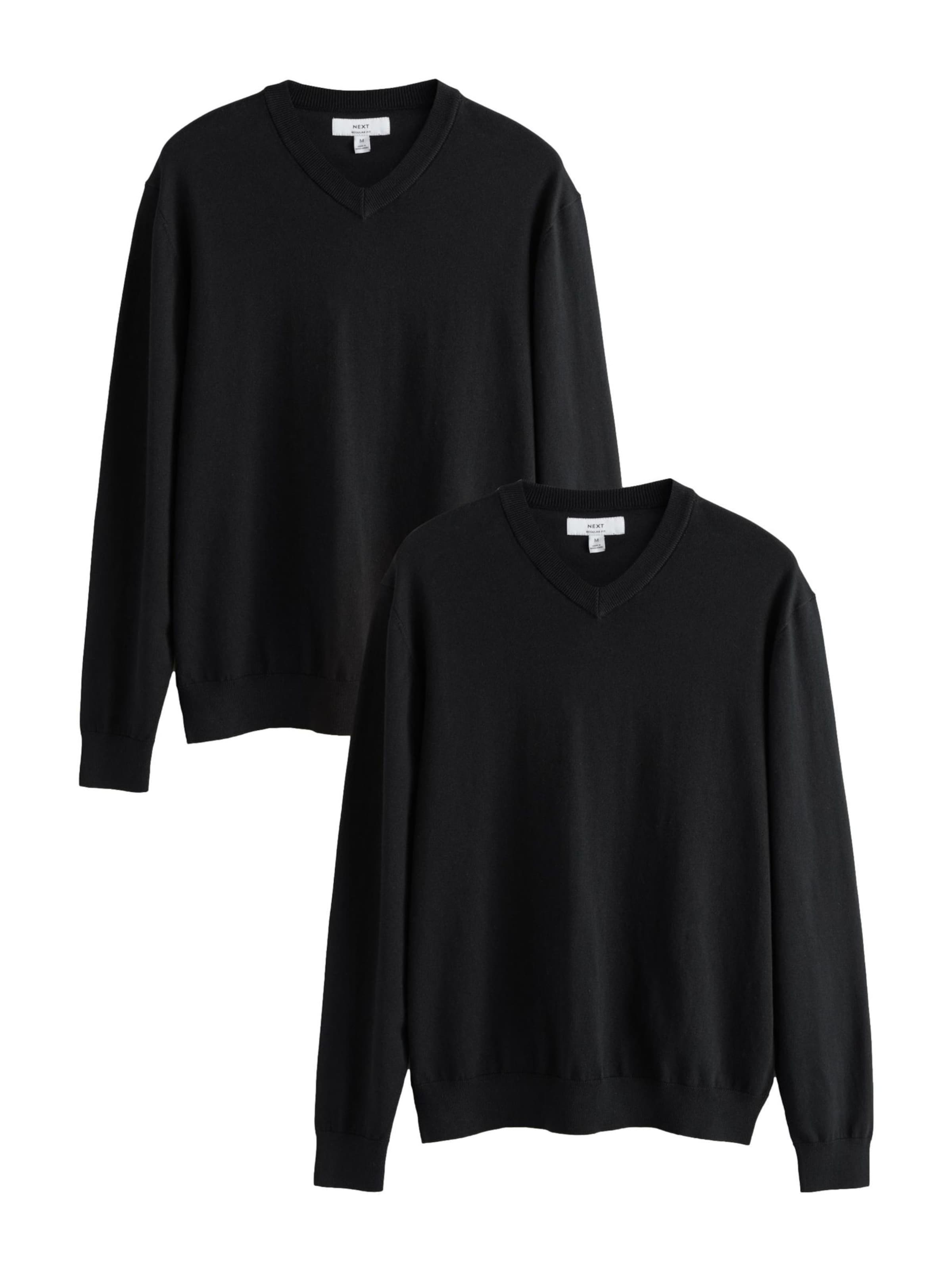 Pull-over 'Rich' Next en noir : devant