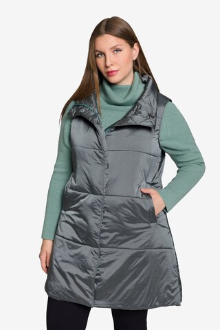 Ulla Popken Bodywarmer in Grijs: voorkant