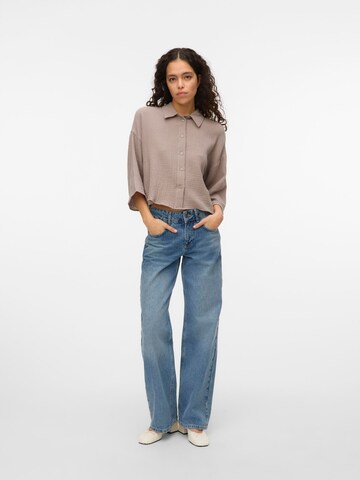 Chemisier 'VMNatali' VERO MODA en gris