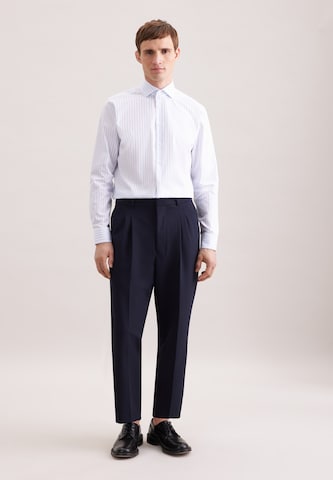 SEIDENSTICKER Regular fit Business shirt ' Schwarze Rose ' in Blue