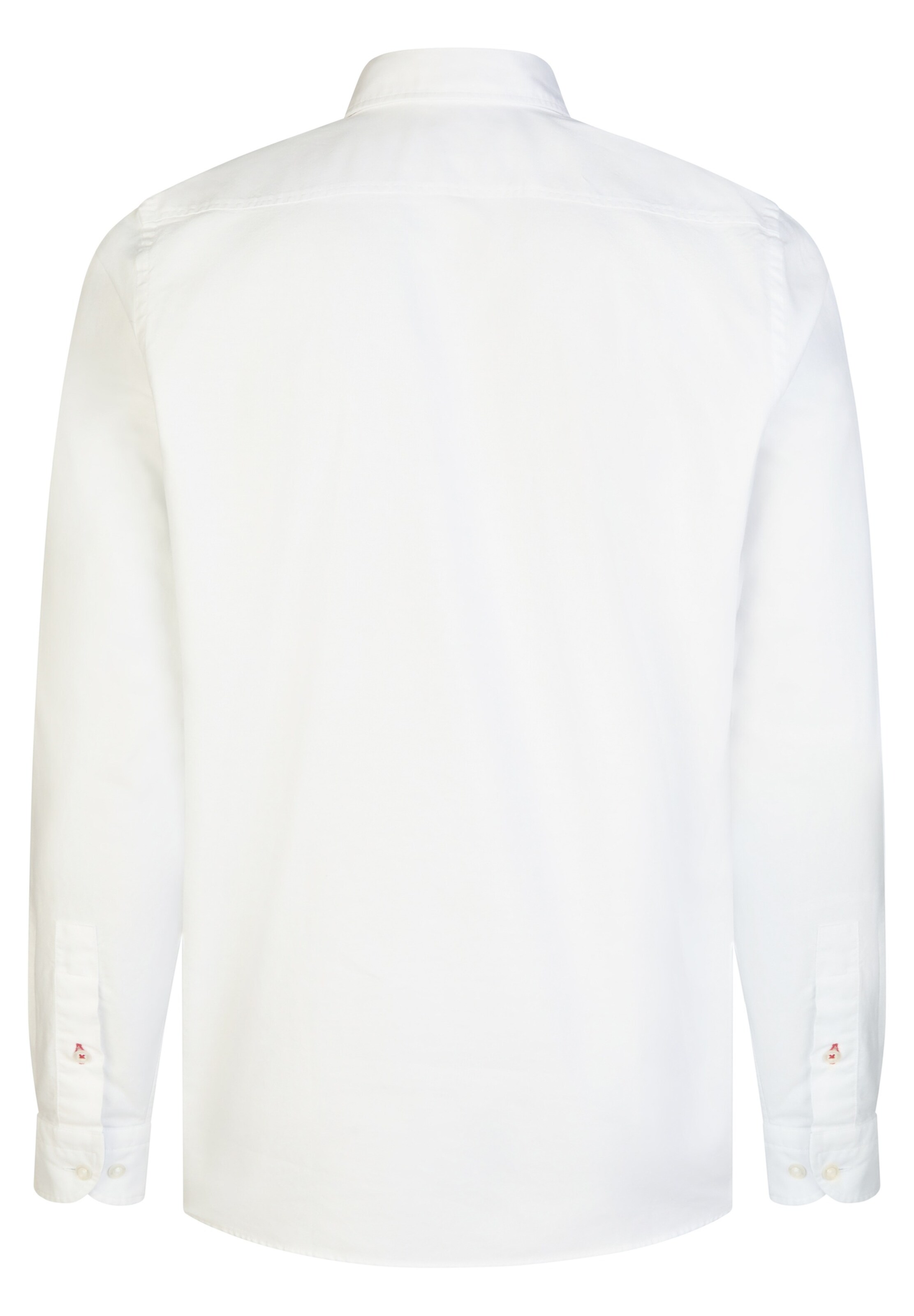 HECHTER PARIS Regular Fit Langarmhemd in Weiß