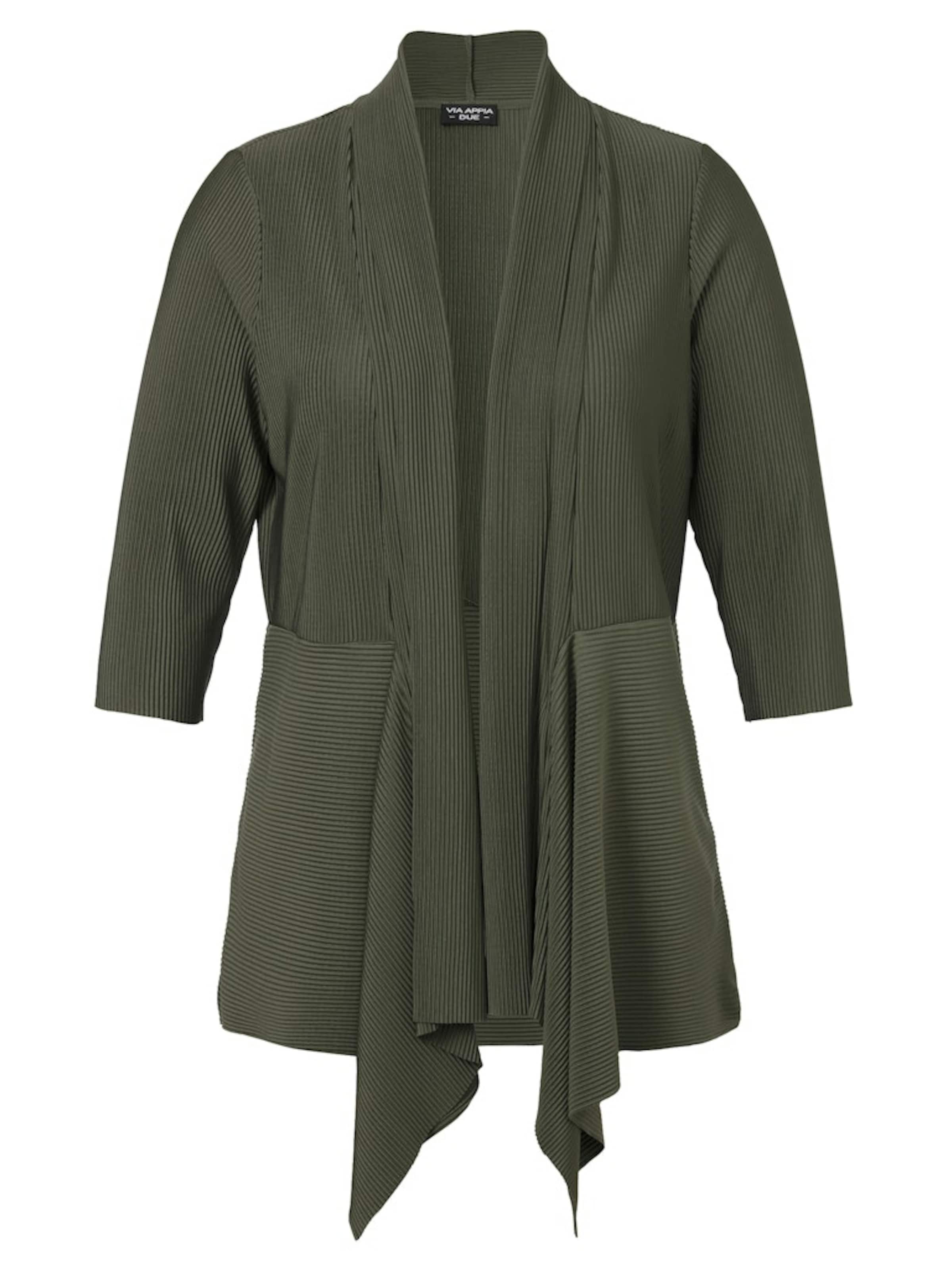VIA APPIA DUE Knit cardigan in Green: front
