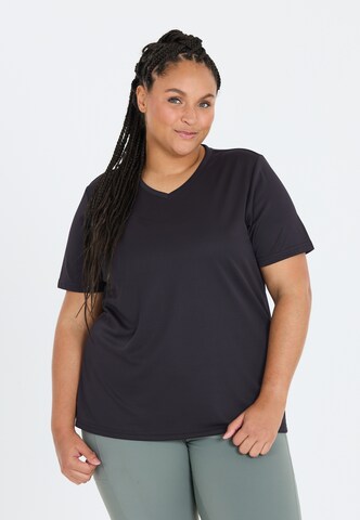 Q by Endurance Functioneel shirt 'Annabelle' in Zwart: voorkant
