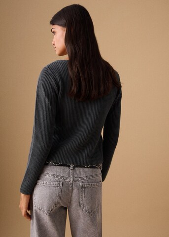 MANGO TEEN Strickjacke 'Iris' in Grau