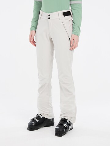 PROTEST Regular Workout Pants 'PRTRELOLE' in White: front