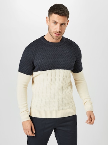 BURTON MENSWEAR LONDON Regular Fit Pullover i beige: forside