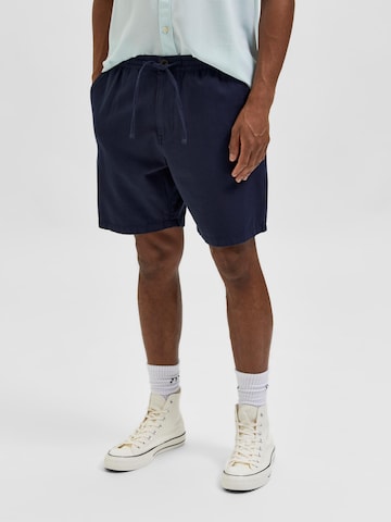 SELECTED HOMME Regular Shorts 'NEWTON' in Blau: predná strana