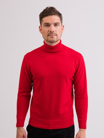 CASH-MERE.CH Pullover i rød: forside