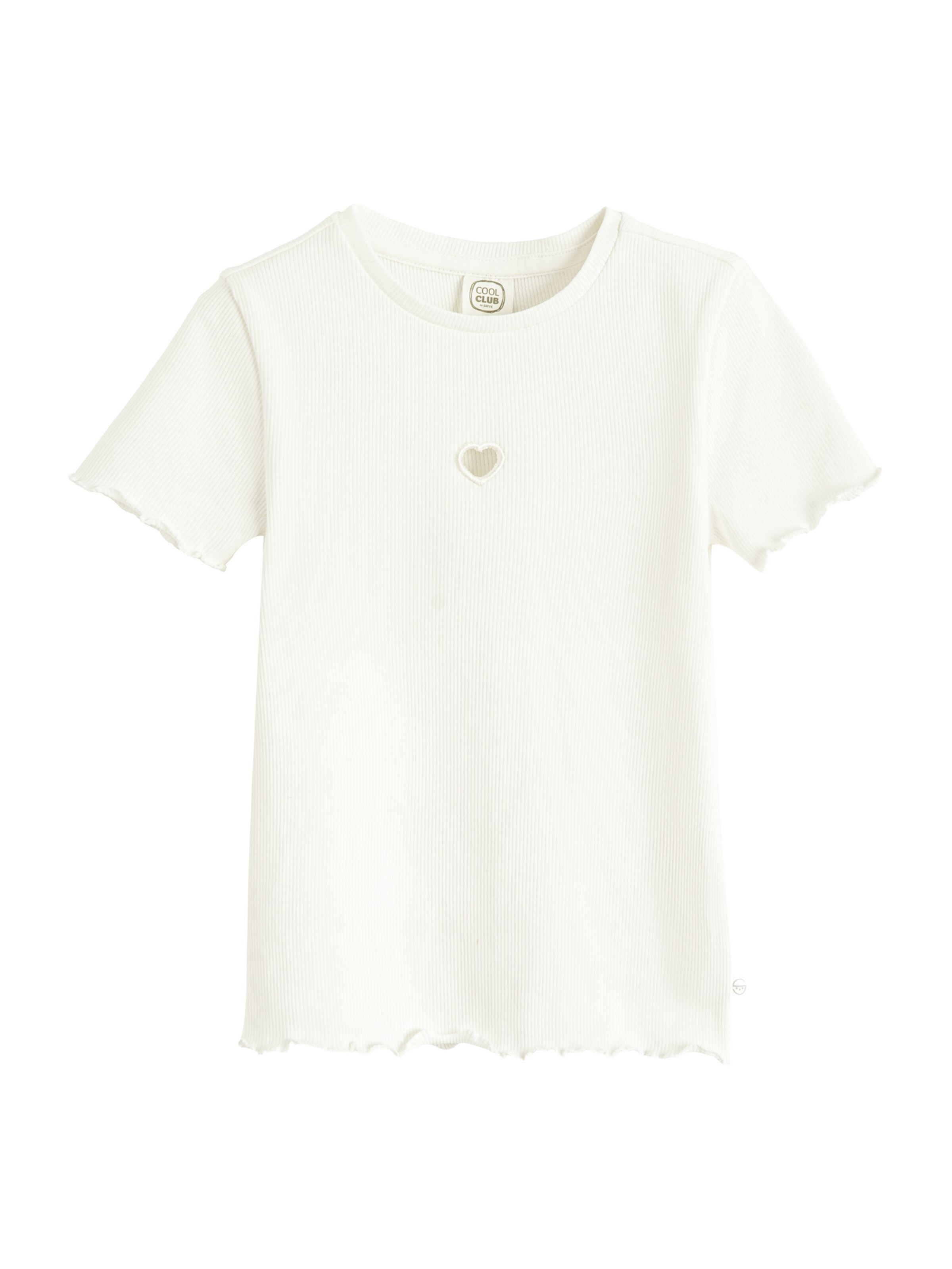 Tricou de la Cool Club pe alb: față