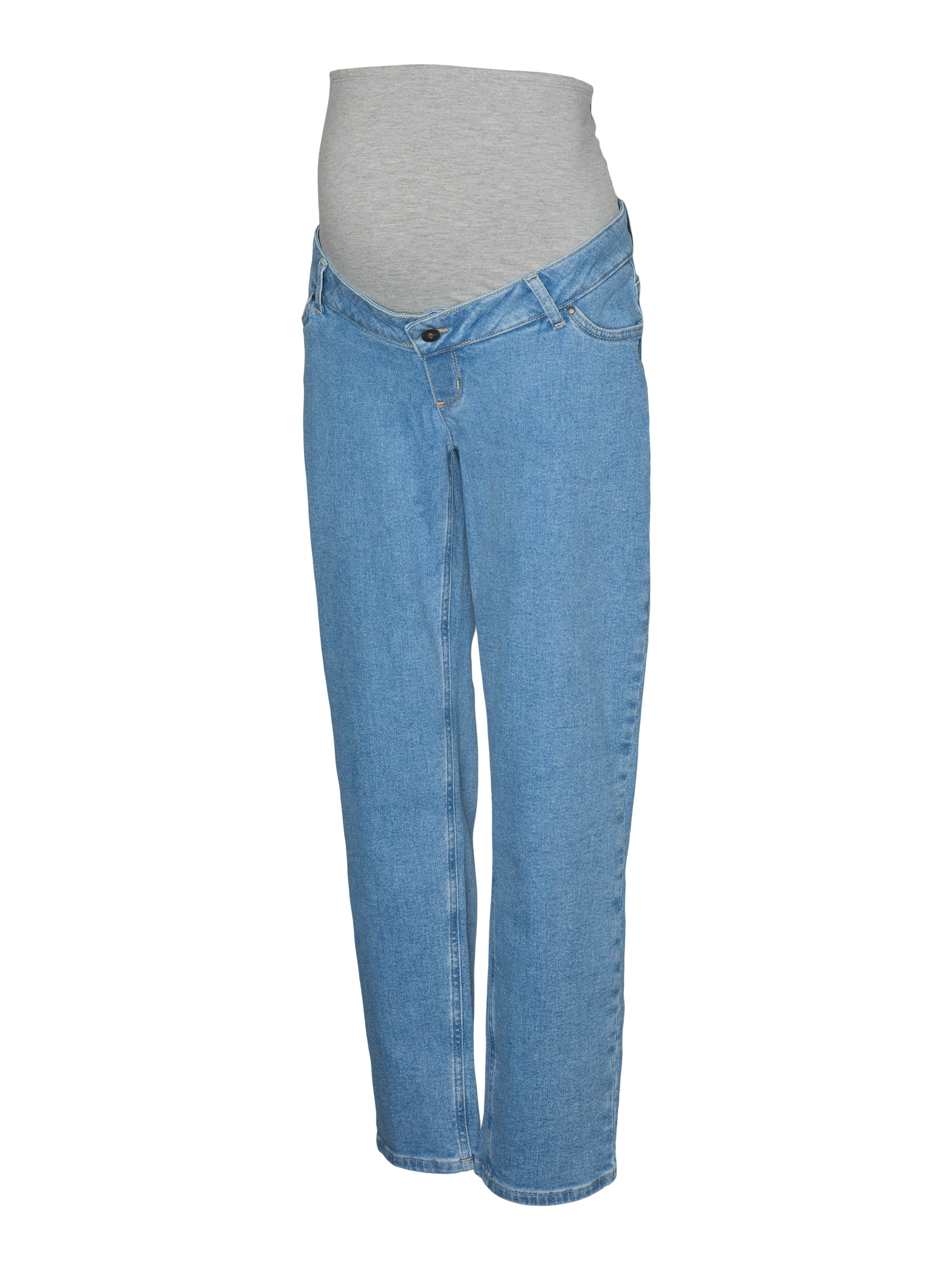 Jeans MAMALICIOUS pe albastru denim / gri, Vizualizare produs