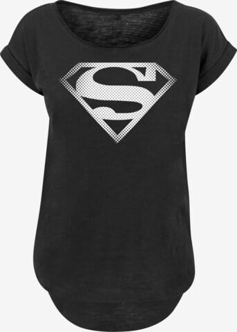 F4NT4STIC Shirt 'DC Comics Superman' in Zwart: voorkant