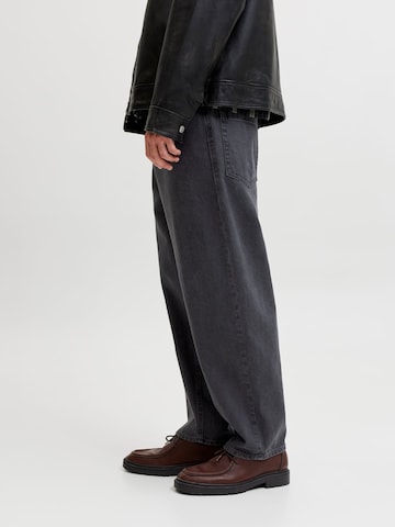 JACK & JONES - Loosefit Vaquero 'JJIDAN JJCREW' en negro